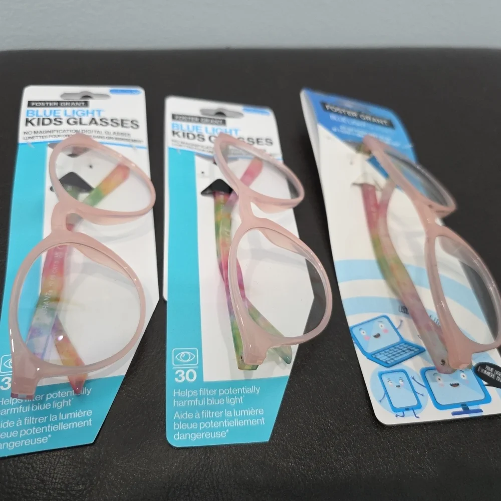 Foster Grant Kids Pink Blue Light Sunglasses